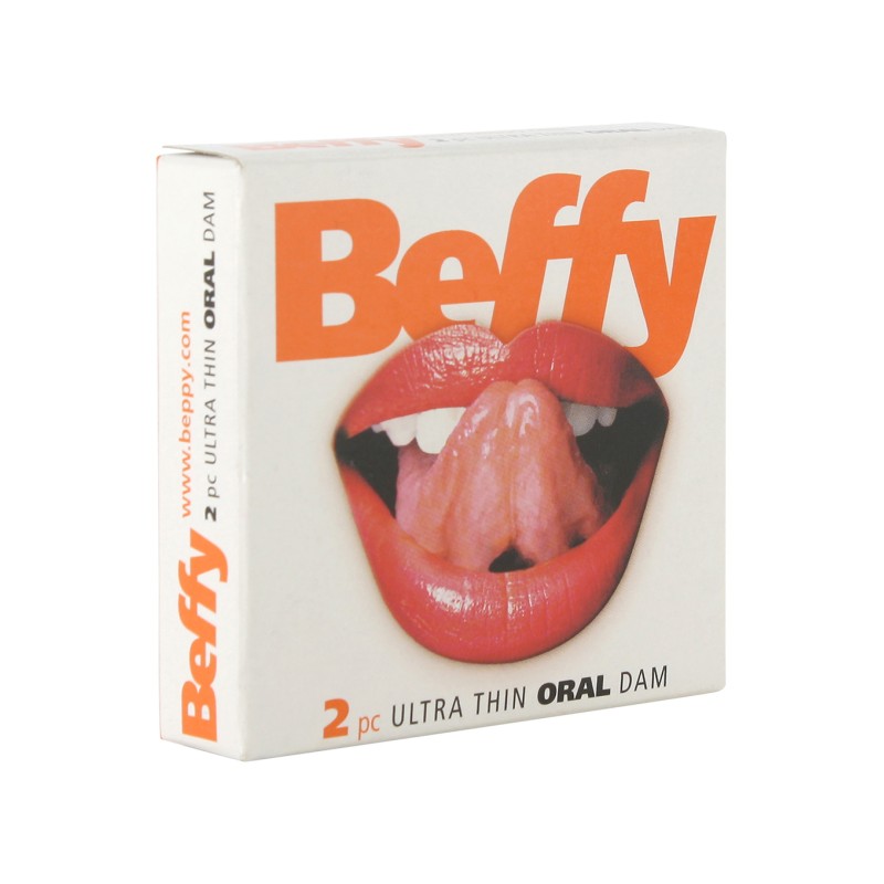 Prezerwatywy-BEFFY ORAL DAM (2 PCS)